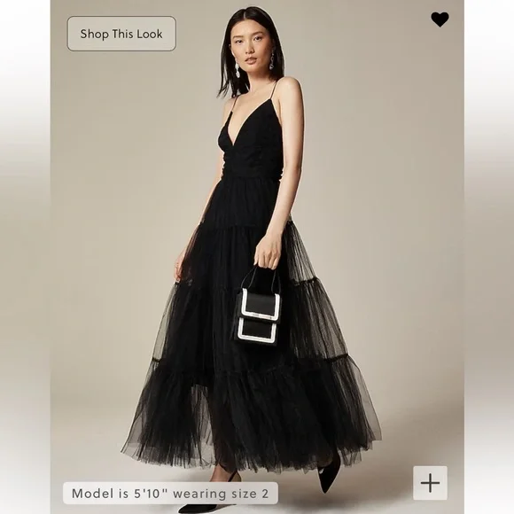J.Crew Strappy Tulle Gown - Picture 2 of 3